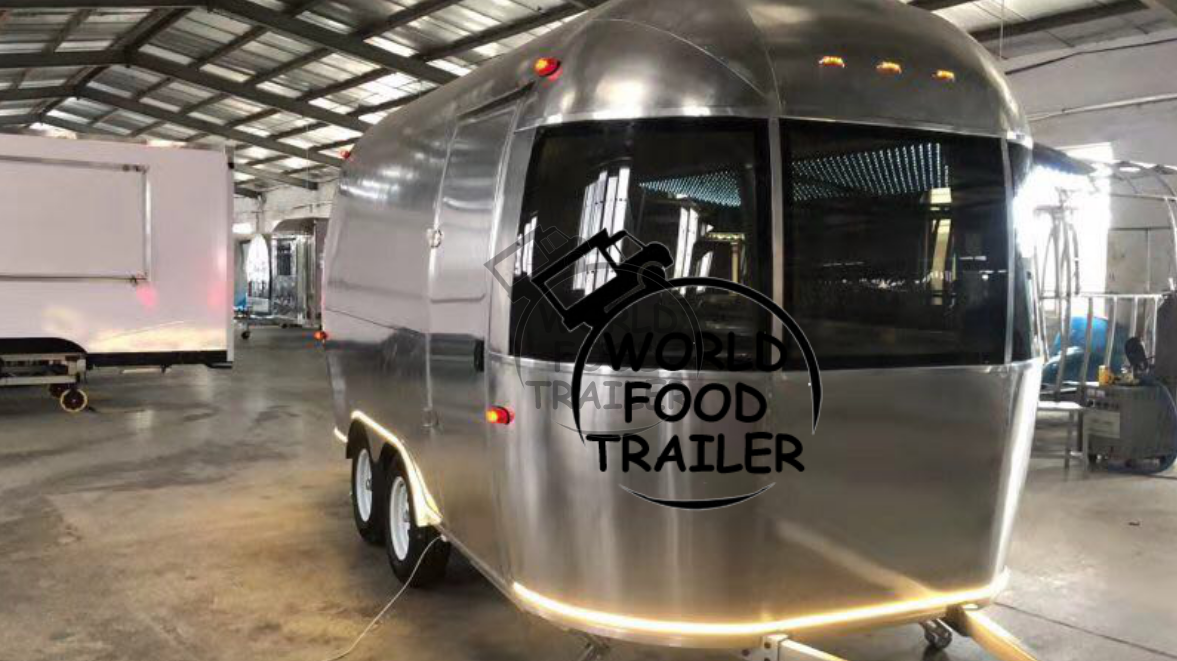AirStream Food Trailer, Mobile Kitchen Box, Mobile Aluminum Trailers