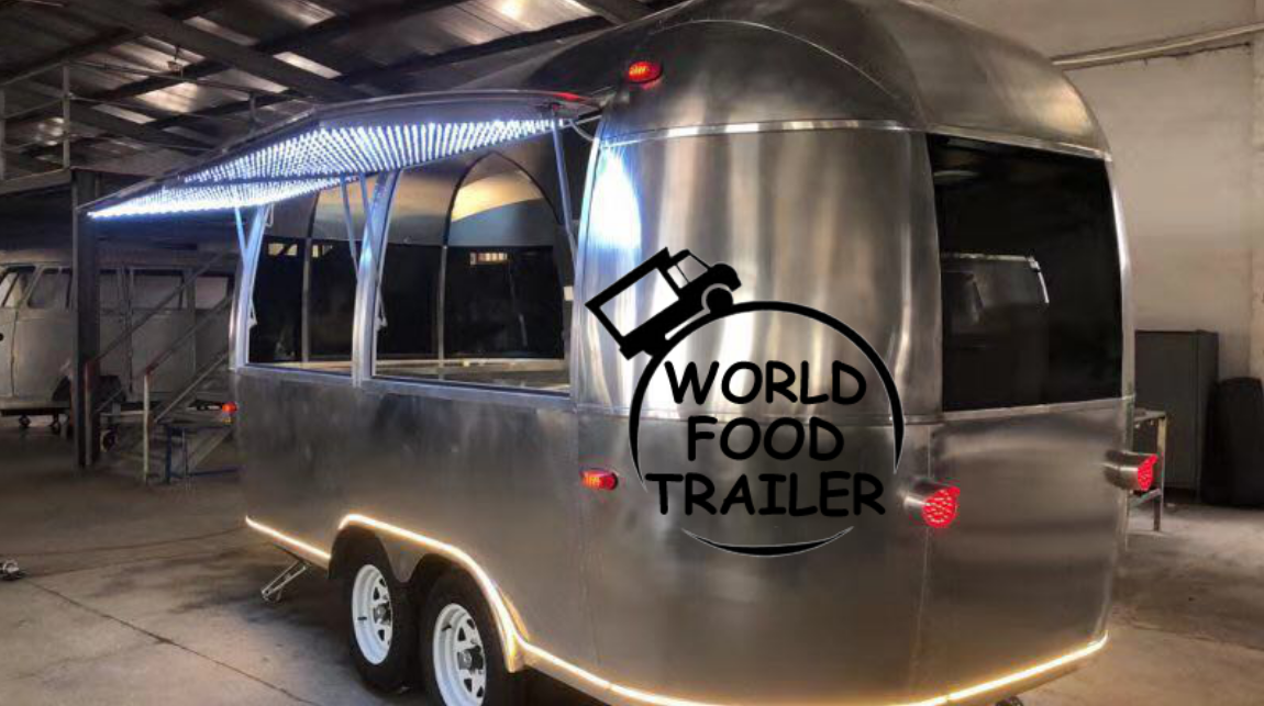 AirStream Food Trailer, Mobile Kitchen Box, Mobile Aluminum Trailers