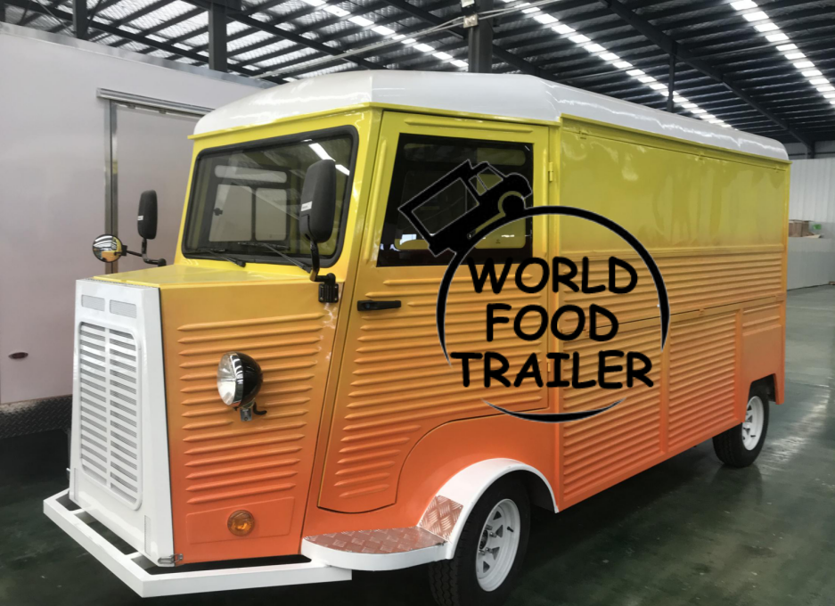 Hot Selling Citroen coffee vending panini Chinese food van vintage Citroen food truck
