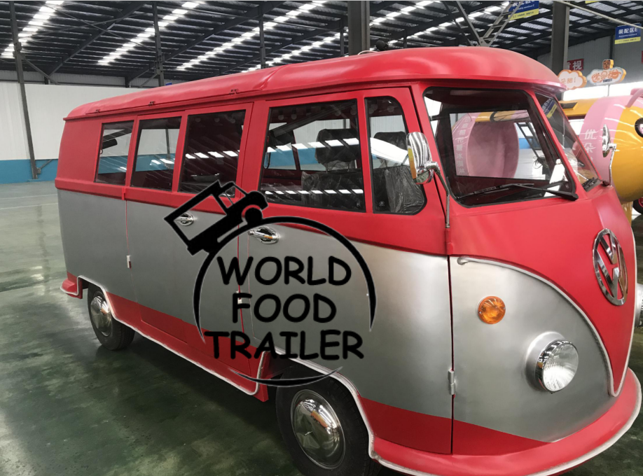 street outdoor vintage food vending truck/ coffee van/Volkswagen Kombi VW food truck