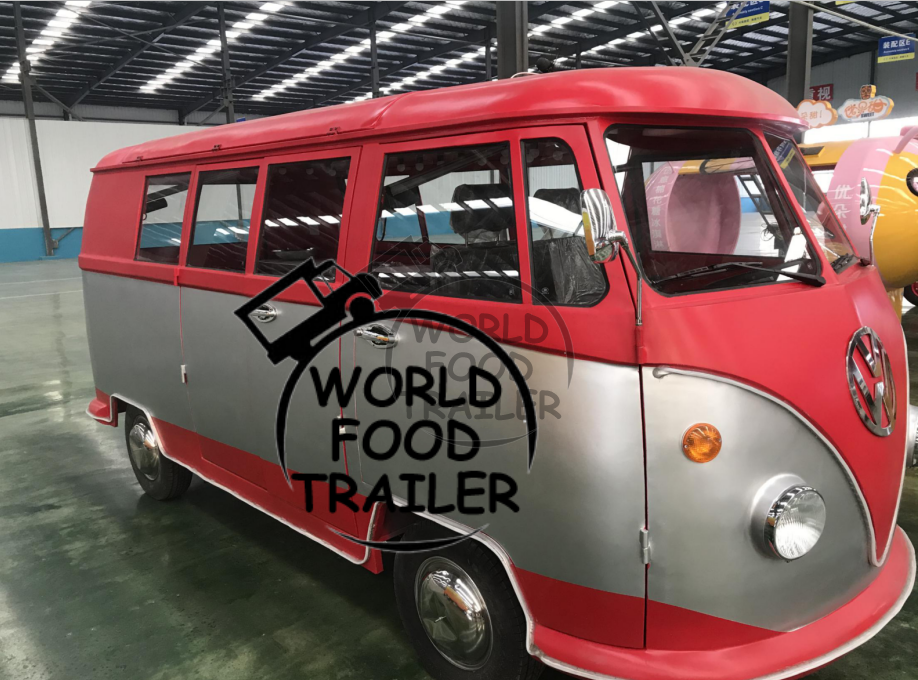 2020 WorldfoodTrailer street outdoor vintage food vending truck/ coffee van/Volkswagen Kombi VW food truck