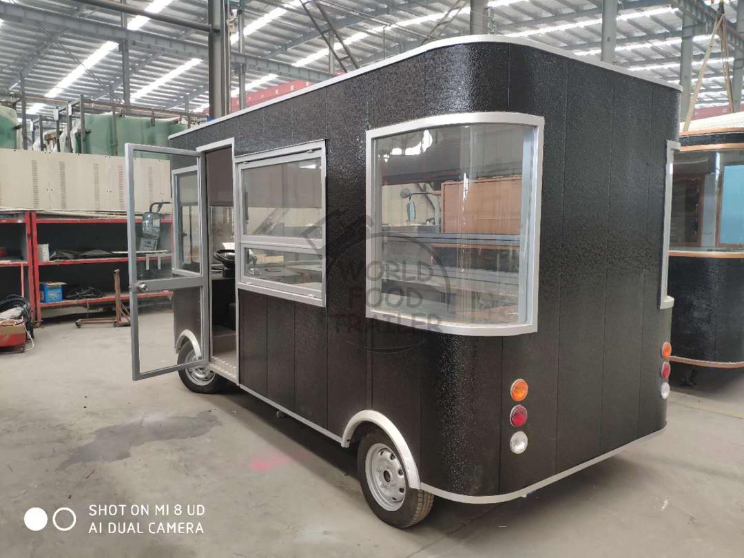 Modern Electric Truck, Food Truck, Food Van