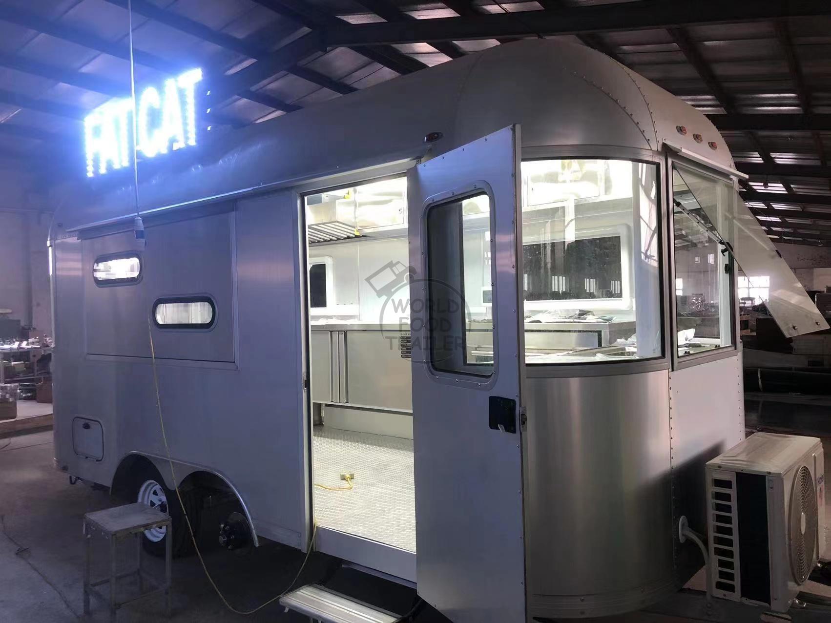 2022 Customized Airstream Food Trailer for Sale, Updated Mobile Food Vehicle