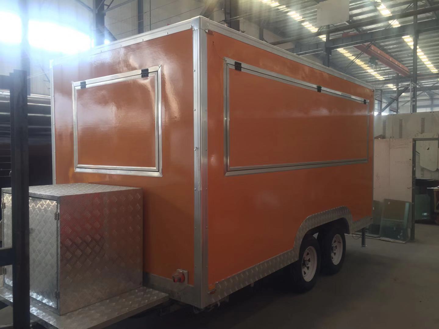 4.0 Mt Square Food Trailer,Food Van, Mobile Trailer