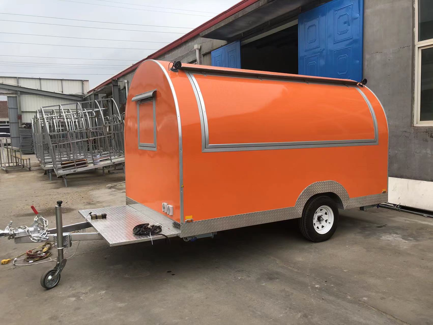 3.5M Round Food Trailer, 2023 New Designed Mobile Trailer