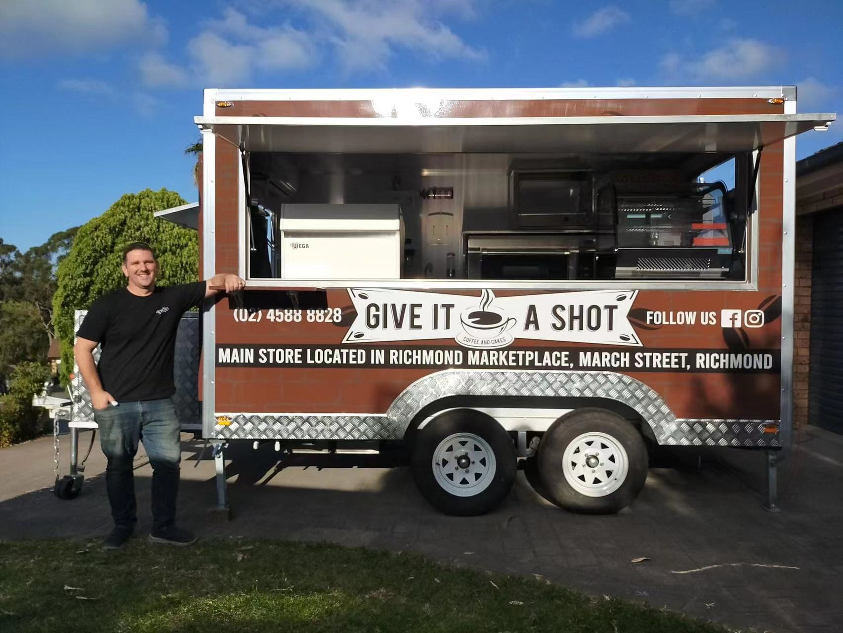 3.5M Coffee Trailer, Ice Cream Trailer