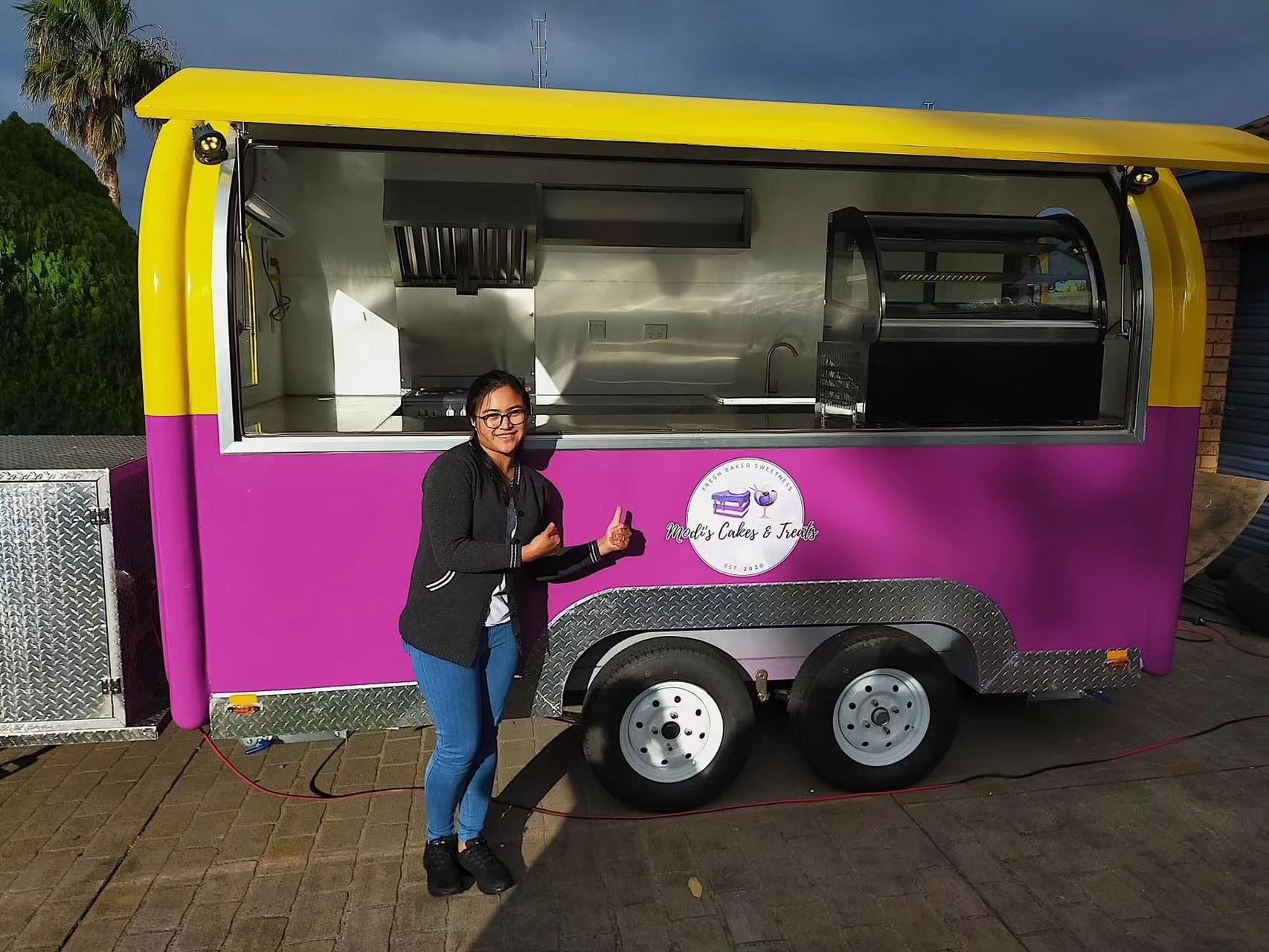 Round Food Trailer in Australia