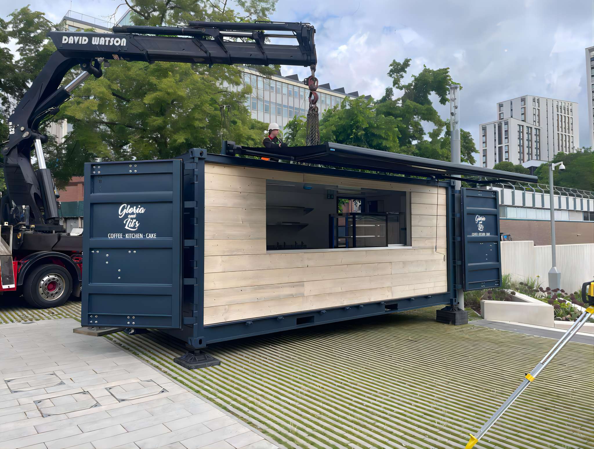 20GP Shipping Container Converted Kitchen