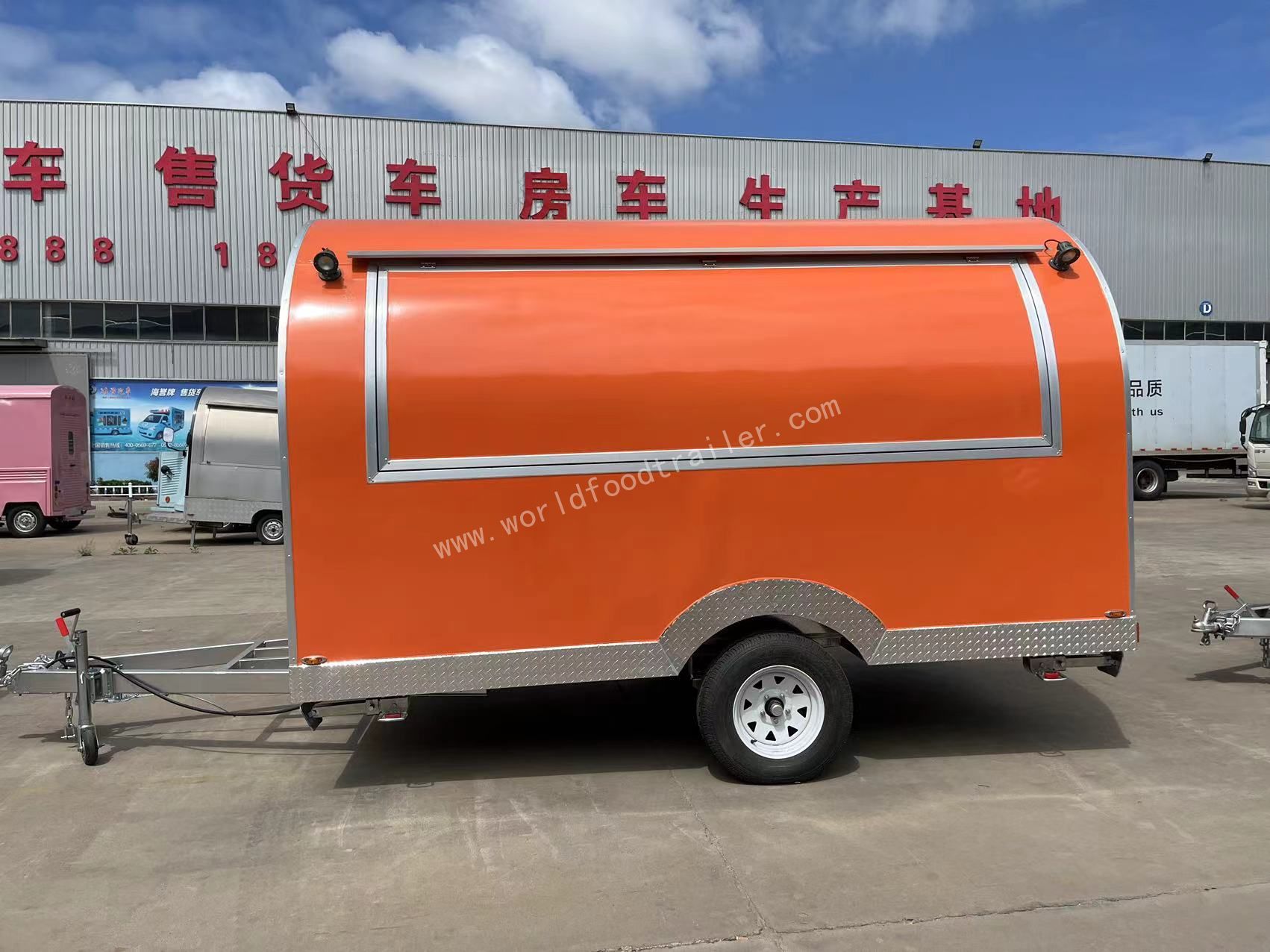 3.5M Australia Standard Round Food Trailer