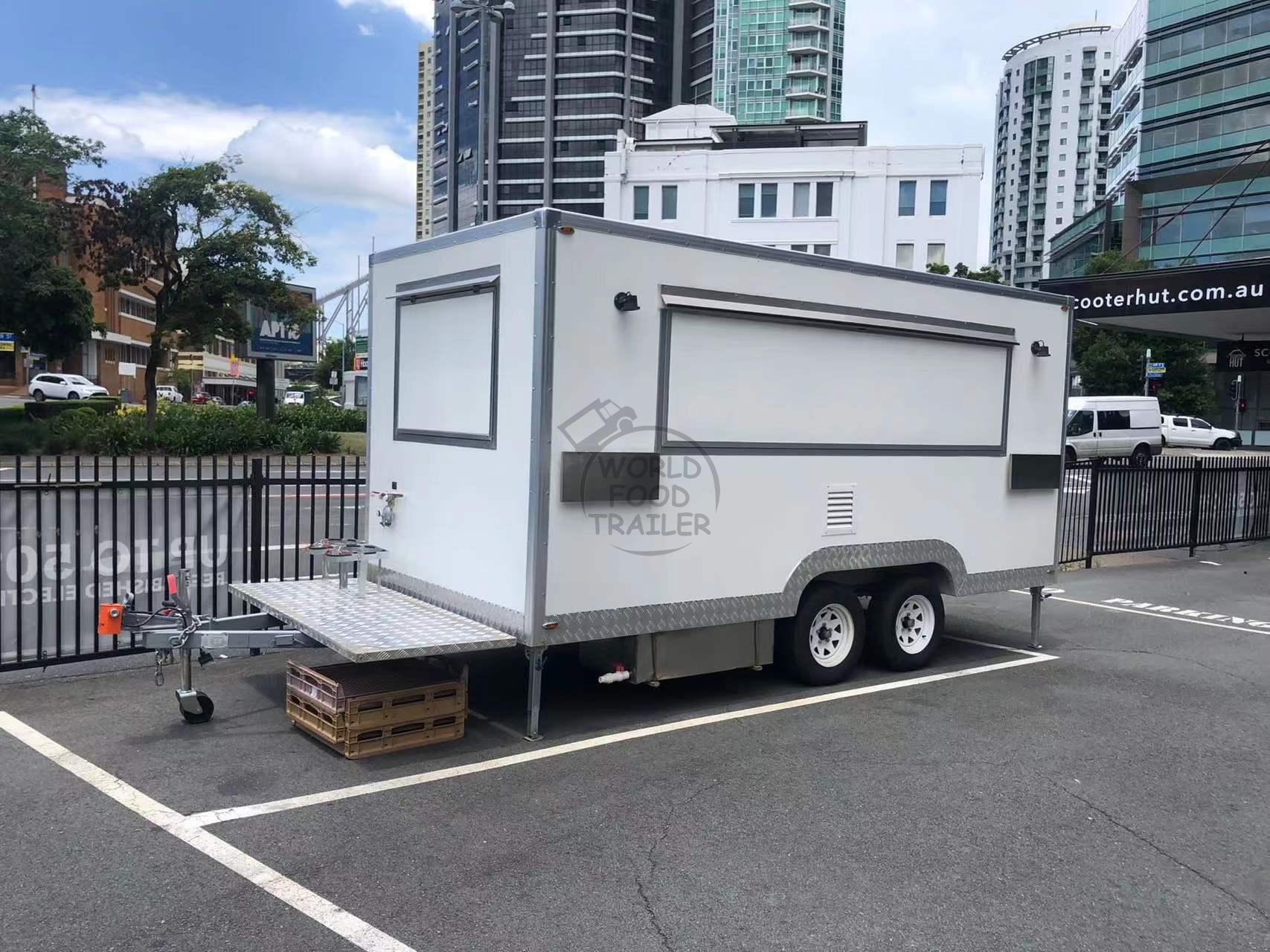 square food trailer in Australia Street in Brisbane