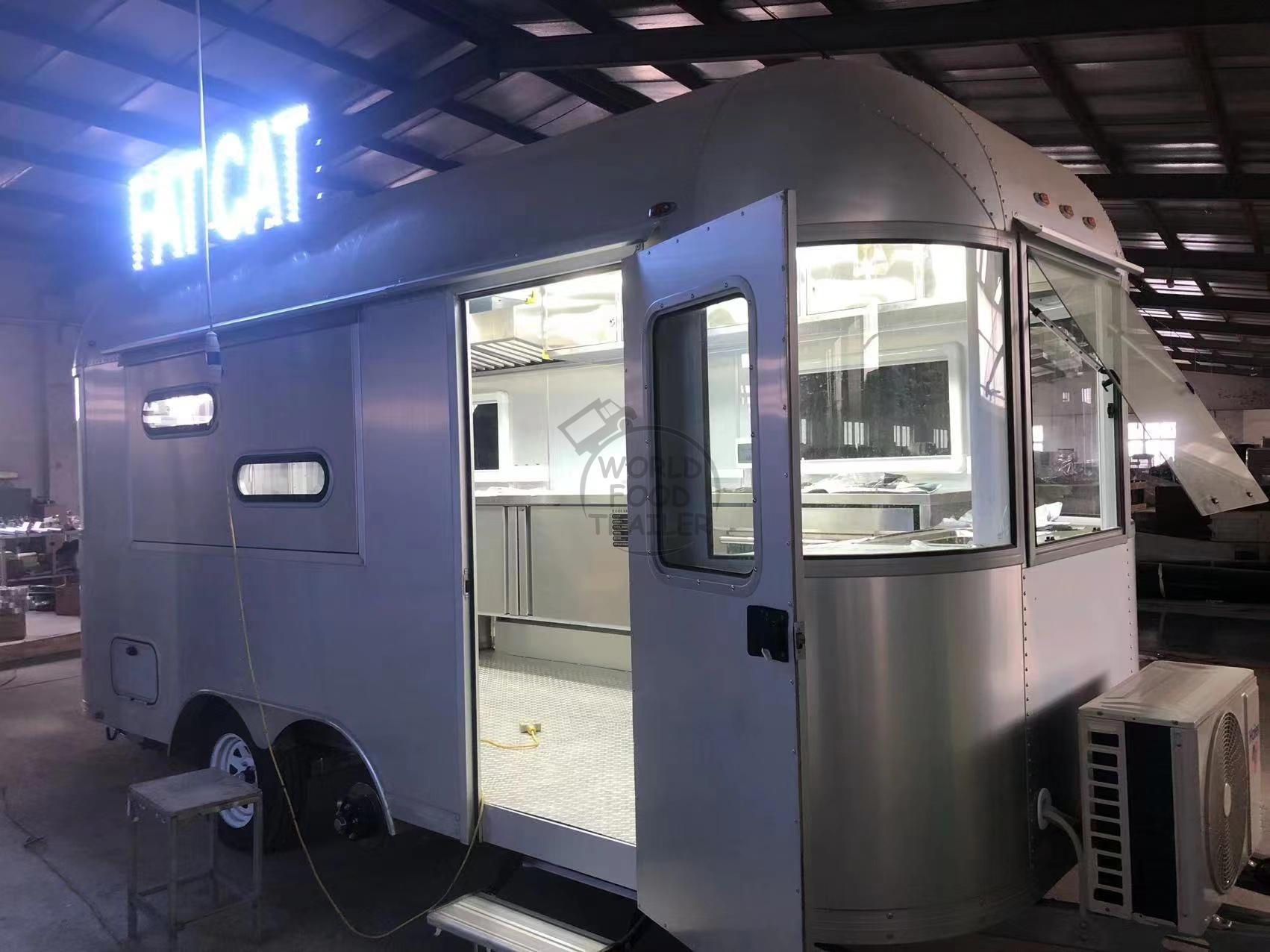 Oxide Aluminum Airstream Food Trailer