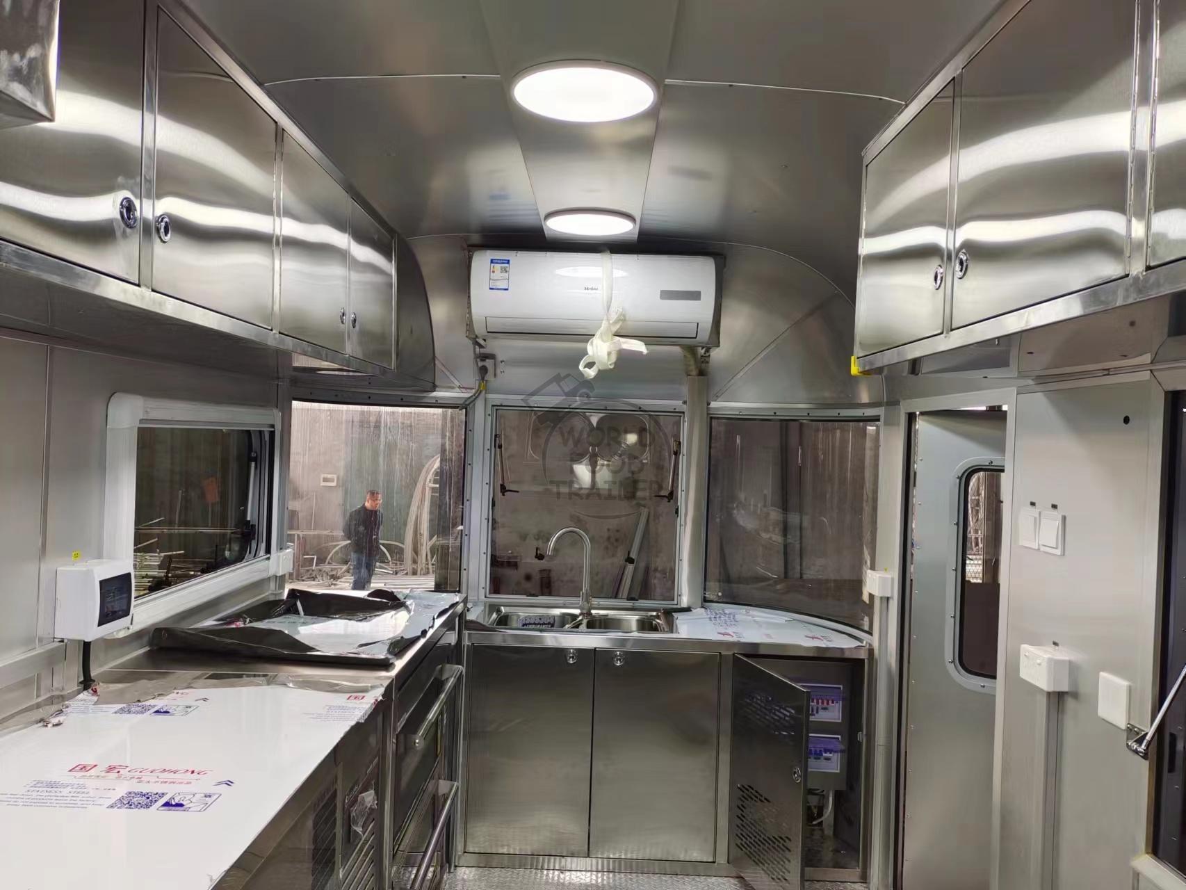 Oxide Aluminum Airstream Food Trailer