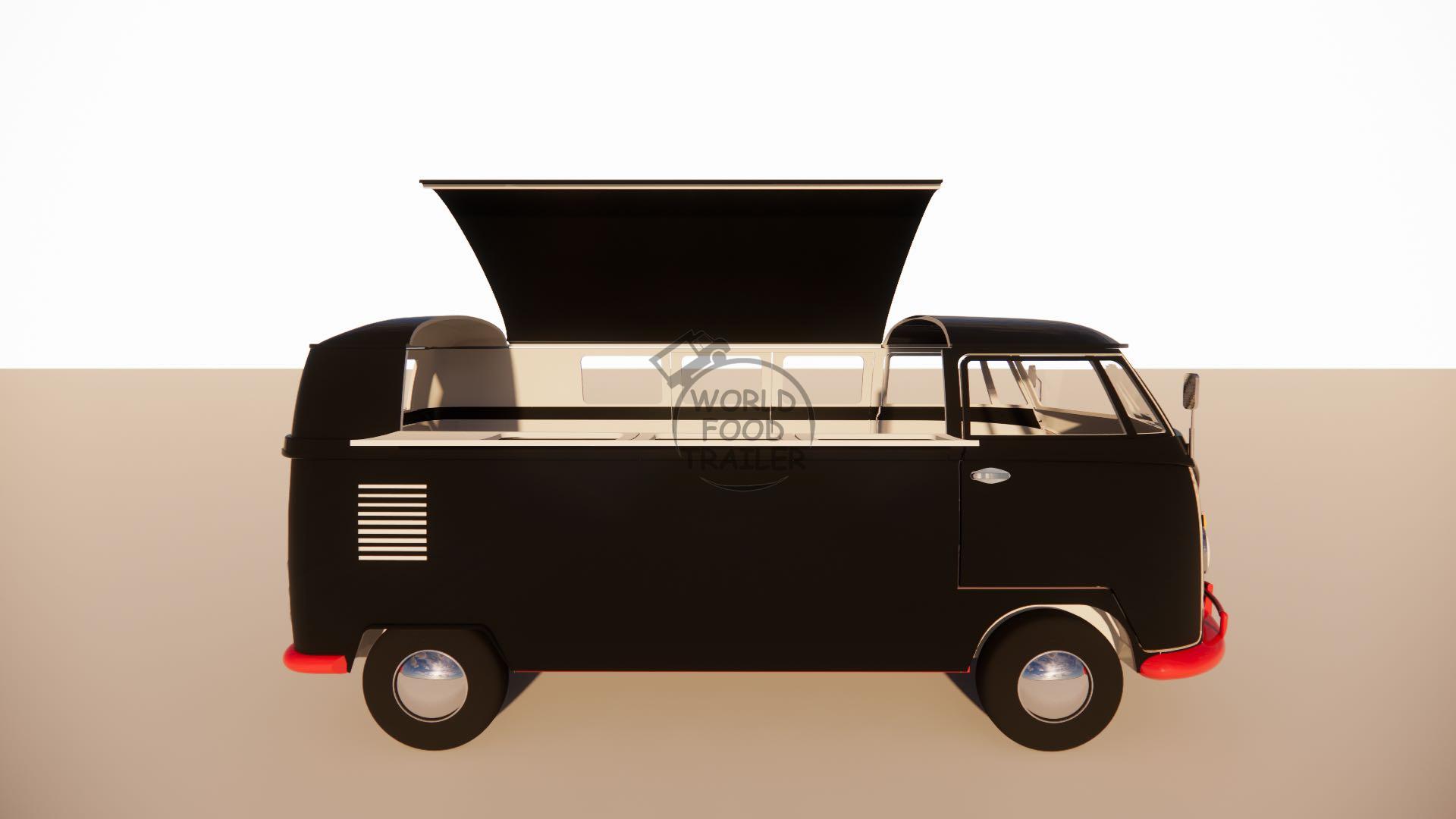 3D Drawings of Volkswagen T1 Food Truck