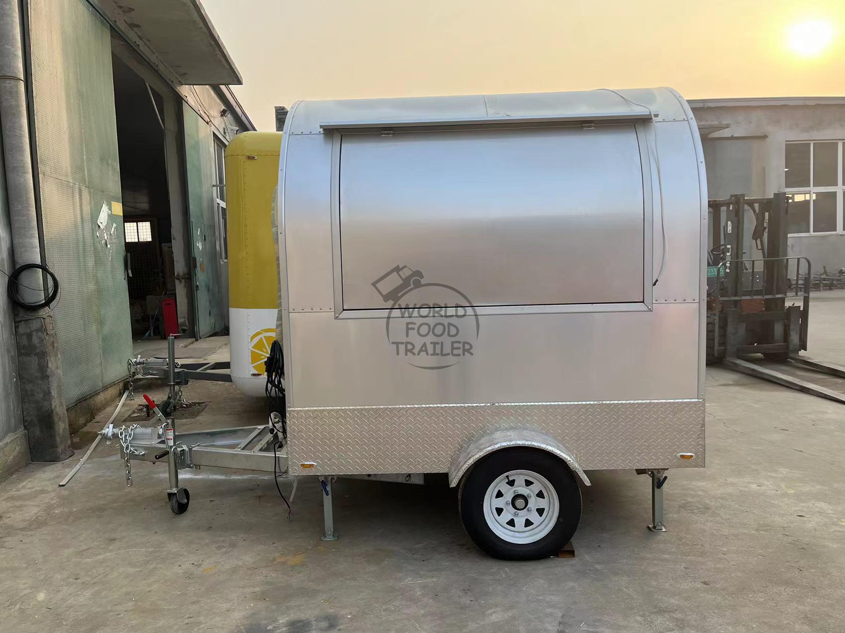 Aluminum Round Food Trailer