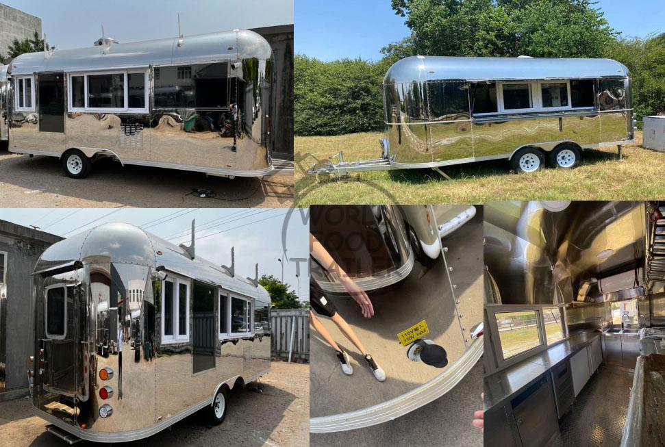 mirror airstream food trailer