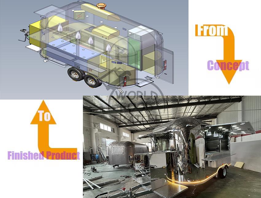 Mobile Kitchen Food Trailer